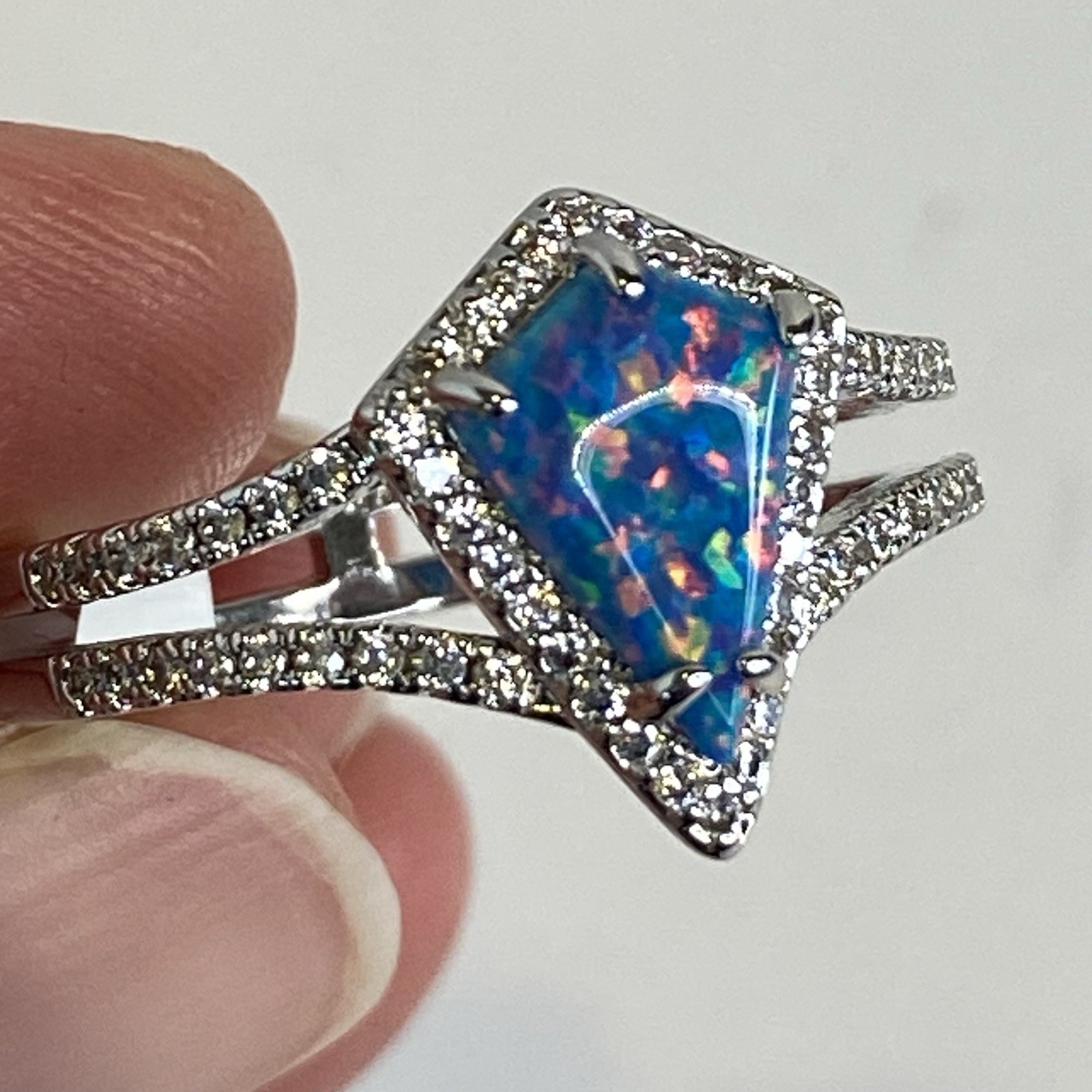 Lot 10 Bomb Party Rings Size 10 Colorful Statement Cocktail Fashion Jewelry