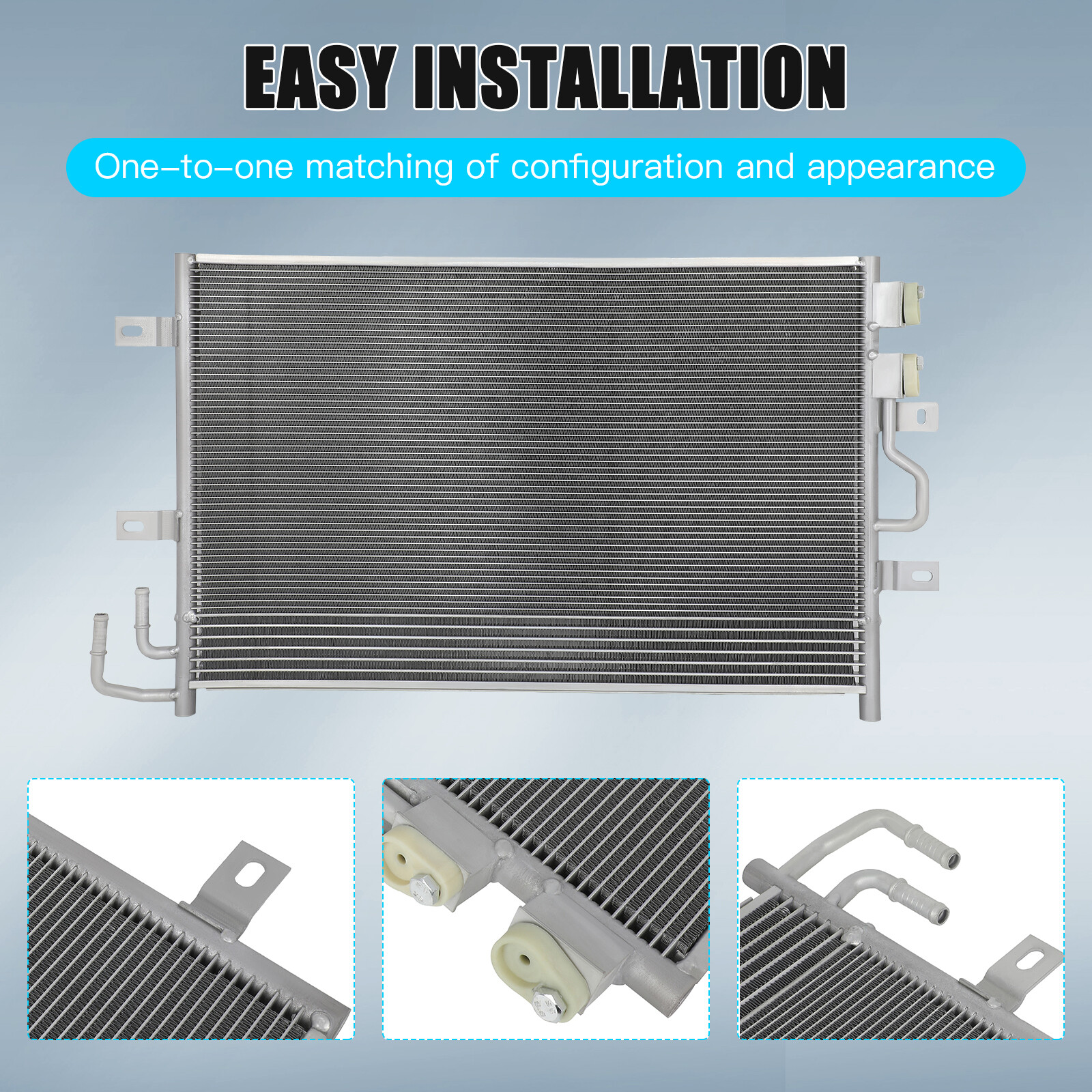 AC Air Condenser for Ford Flex Taurus Taurus X Lincoln MKS MKT Mercury Sable