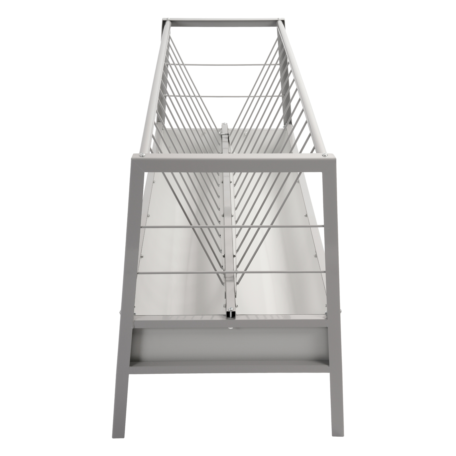 Heavy Duty Steel 77 Gallon Pasture Hay Feeder For Goats, Sheep, Miniature Horses