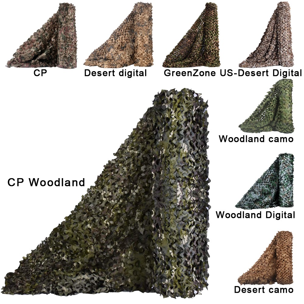 Camo Netting, Camouflage Net Blinds Great for Sunshade Camping Shooting Hunting
