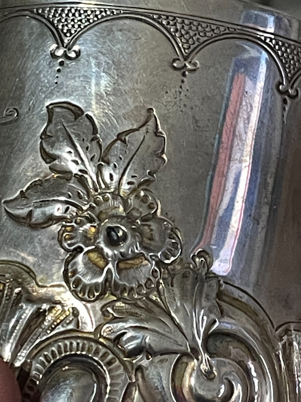 1892 George Maudsley Jackson Sterling Silver Cup 154 Grams