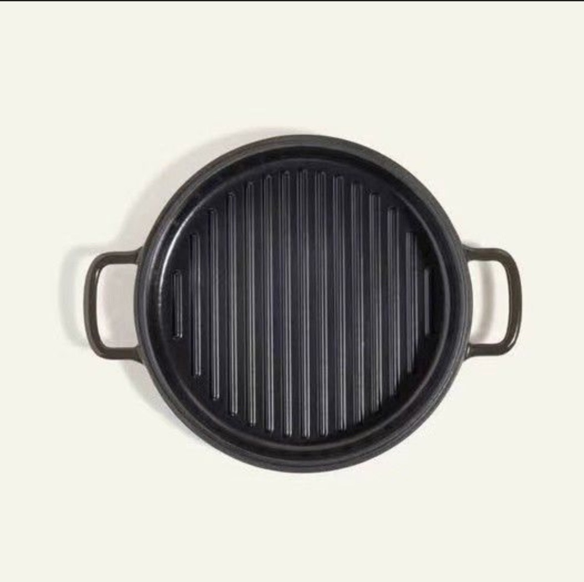 Our Place Cast Iron Hot Grill | Toxin-Free, 10.5" Round, Enameled Cast Iron