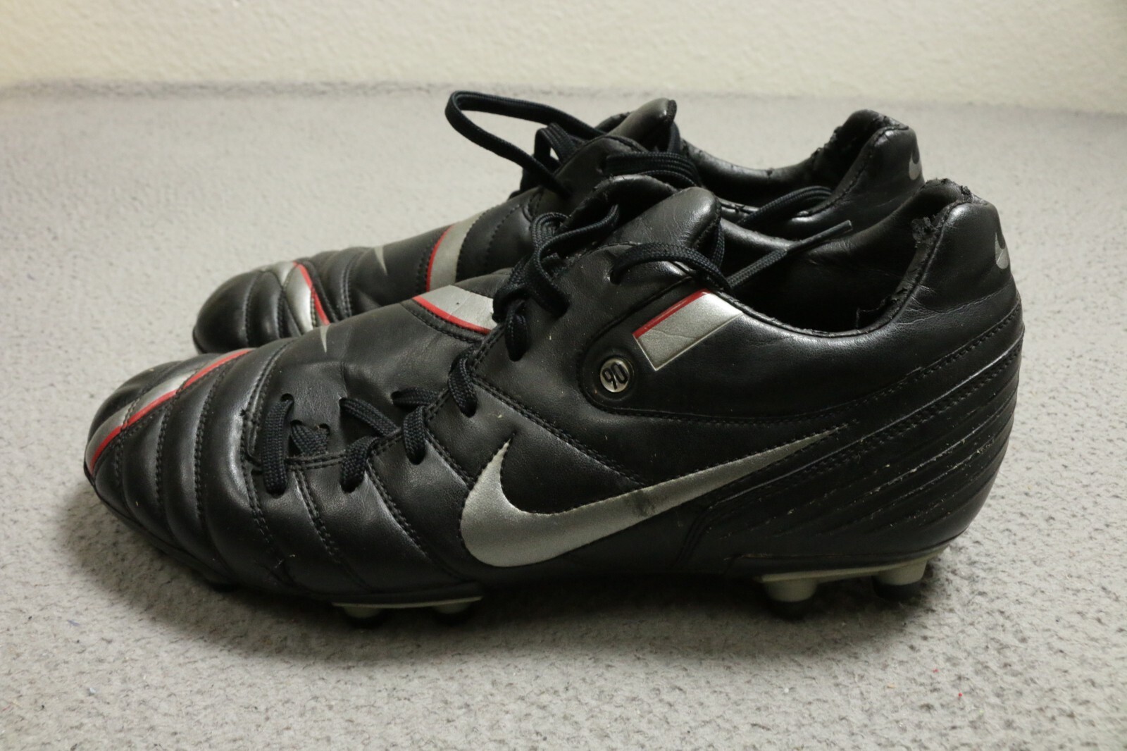 Nike Total 90 Shift FG Soccer Cleats Mens Size 12.5 Black Boots Cleats