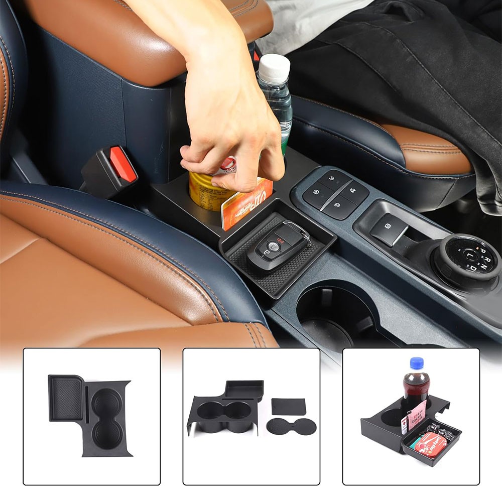 For Ford Maverick 2022-2025 Accessories Center Console Cup Holder Organizer Tray