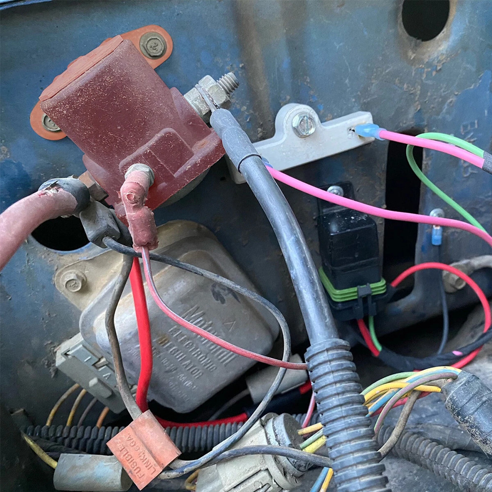 12V Heavy Duty Solenoid Relay Red Fits For Ford Starter Car Truck SW3 SNL135 A++