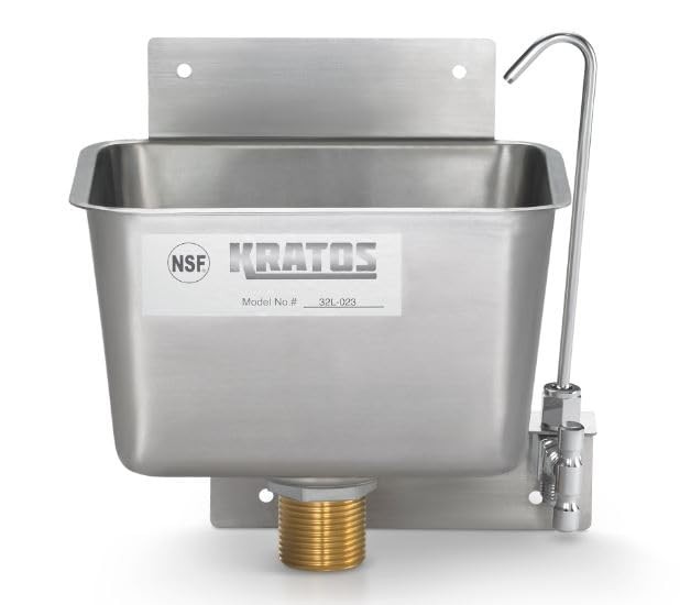 Kratos 32L-023 8" Ice Cream Dipper Well & Faucet Set