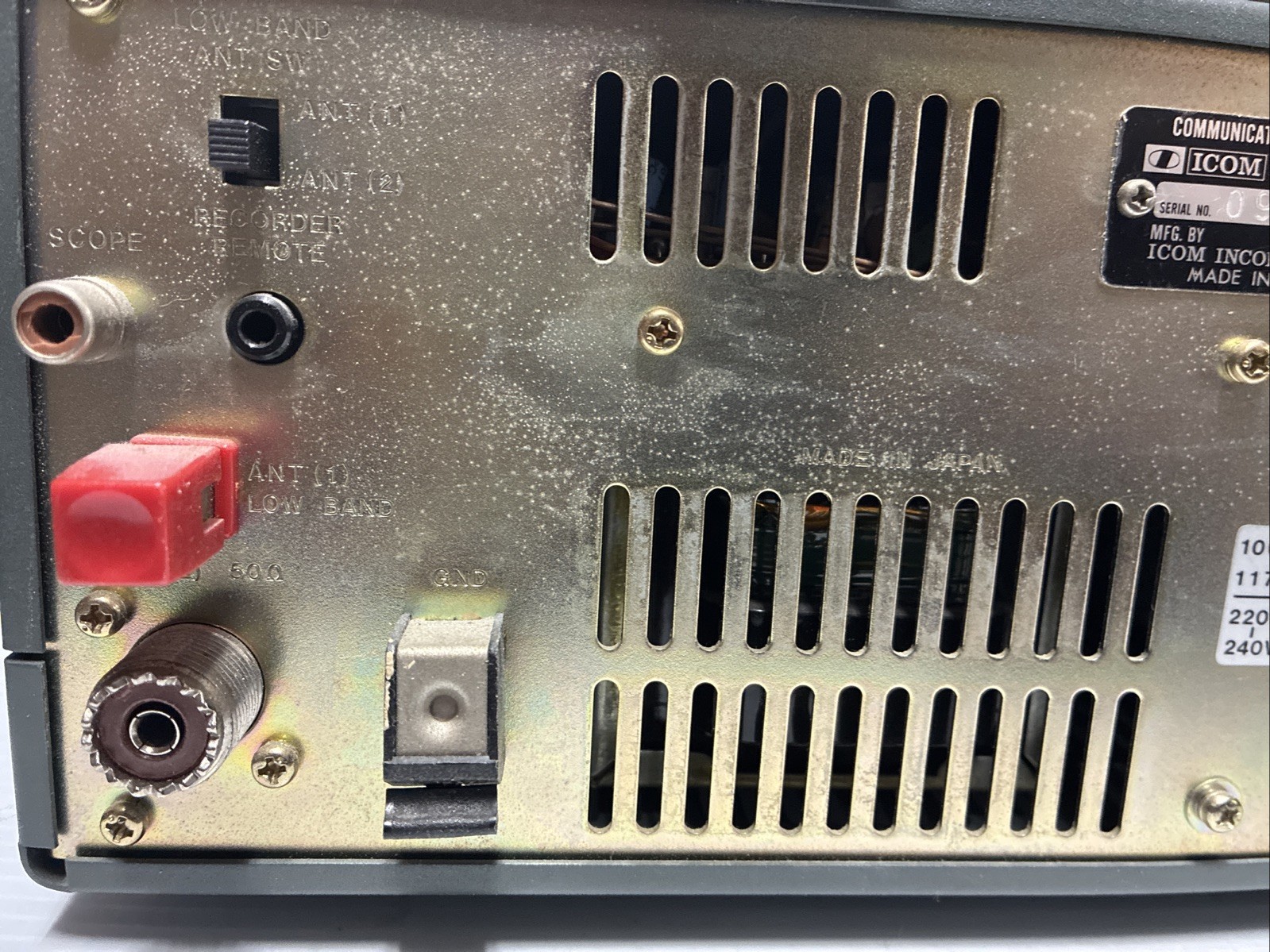 Icom IC-R71A Receiver Shortwave AM SSB CW Radio *CLASSIC DX MACHINE* w/MANUAL