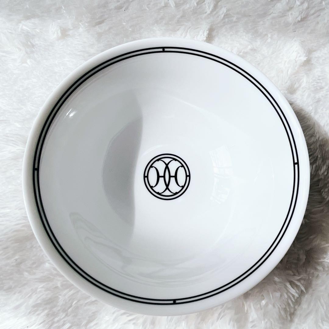 Hermes H Deco Ash Deco Bowl Elegant Monotone Modern Tableware Luxury Gift