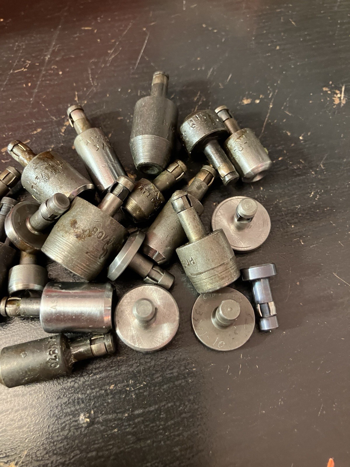 Lot 20 Hand Rivet Squeezer Die 3/16 Shank Aircraft Aviation Tools #2 Belly Tank