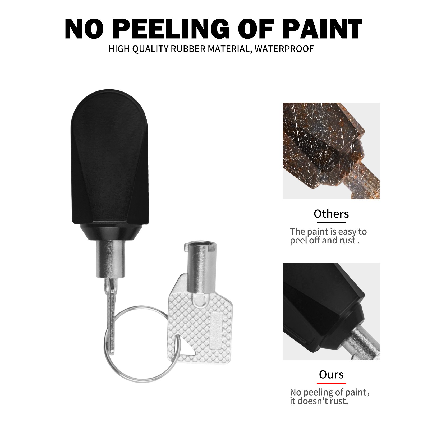 Black Seat Lock Push Pin 2 Keys Anti Theft Set For Harley Dyna Softail Touring