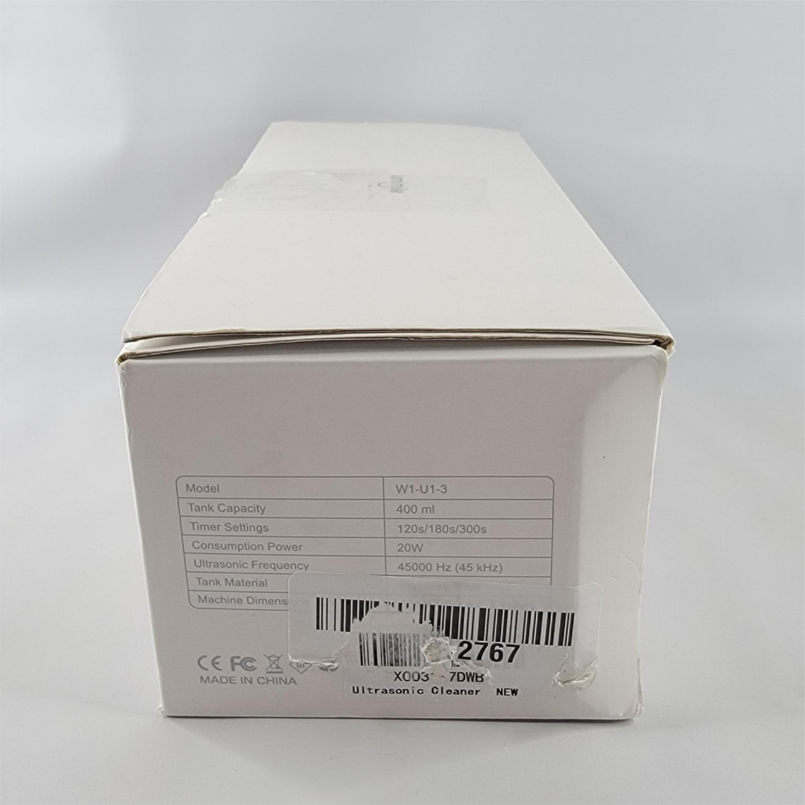 Umimile W1-U1-3 Ultrasonic Cleaner Compact Portable Jewelry Eyeglasses Watch