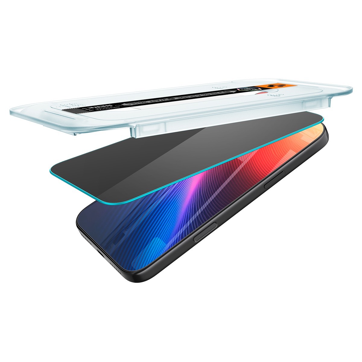 For iPhone 17 Pro Max / Pro / 17 | Spigen [GLAS.tR EZFIT] Privacy Screen