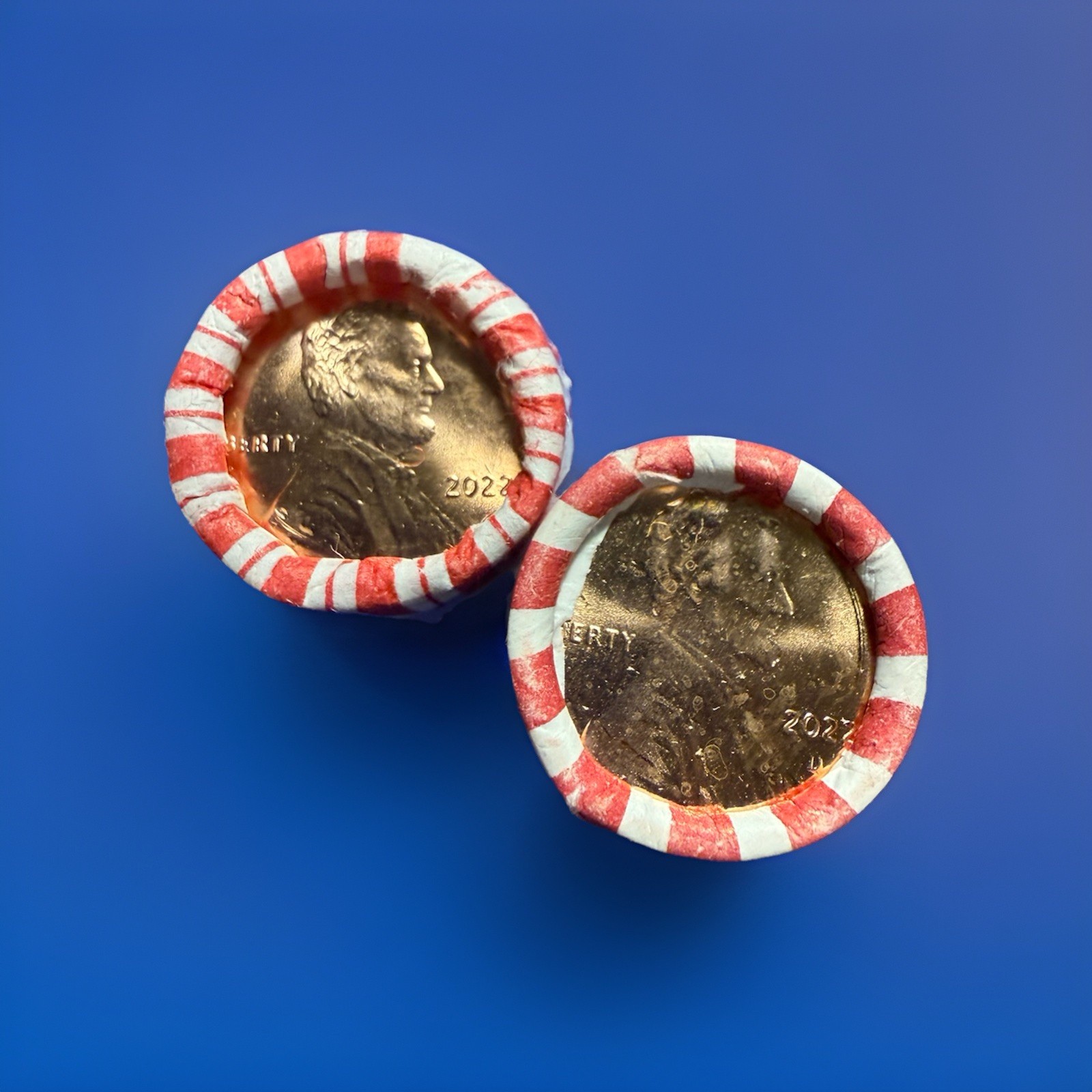 2022-P&D Lincoln Shield Cent Rolls. Free 2025-P&D Coins w/Purchase!🎁