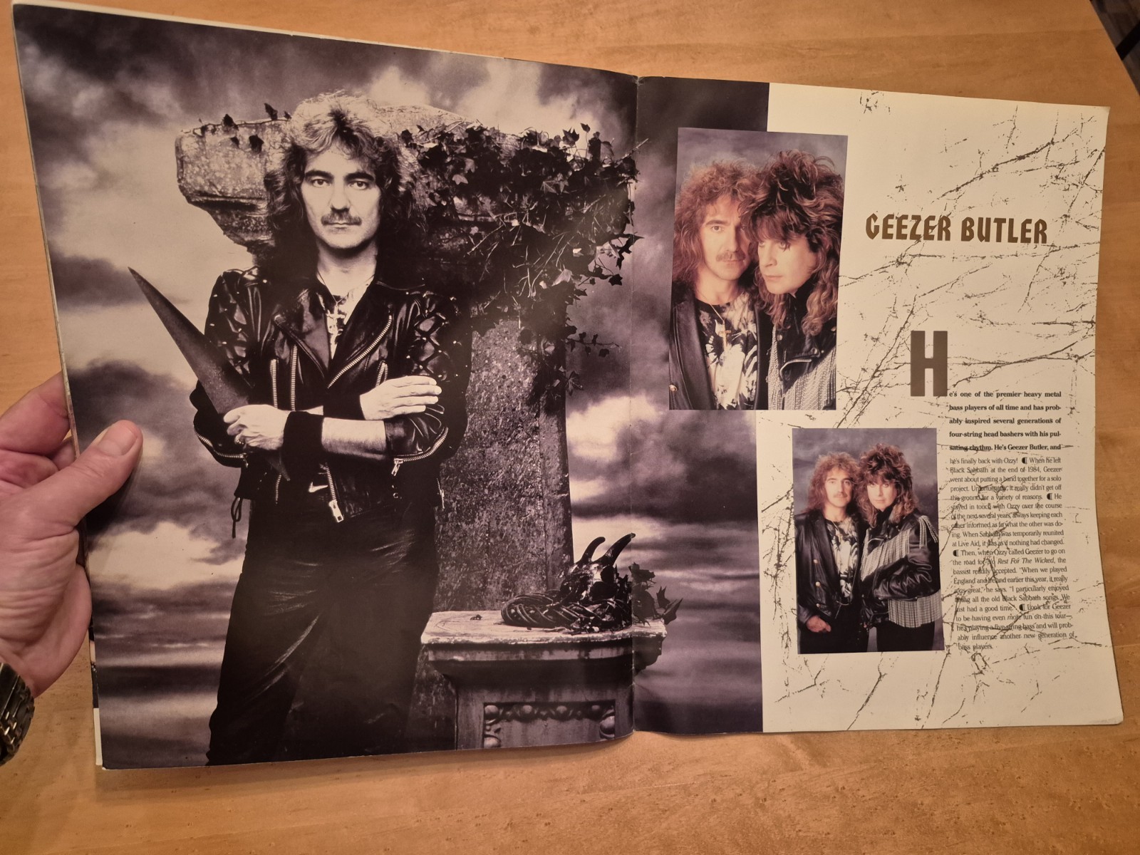 Ozzy Osbourne No Rest For The Wicked Vintage Tour Program