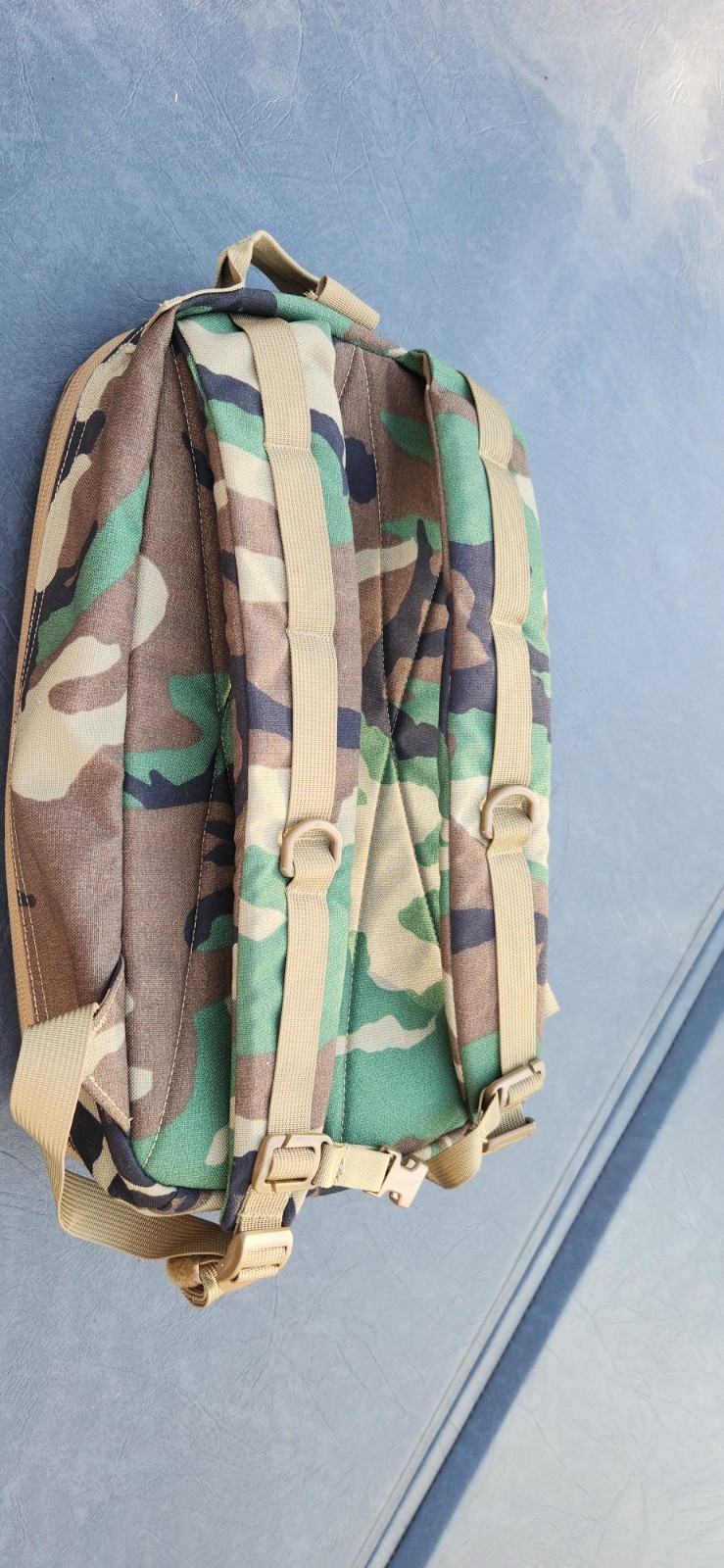 Recycled Firefighter 24 Hour Backpack Woodland Camo Made In USA