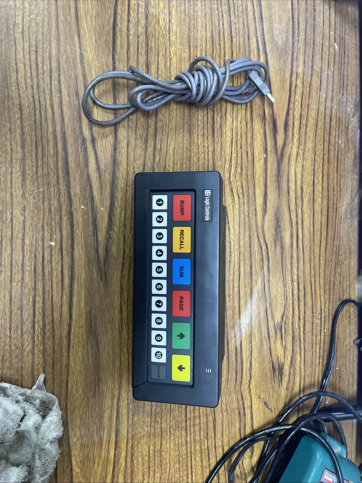 Logic Control Bematech Bump Bar KB1700 Programmable Keypad With Cord Working