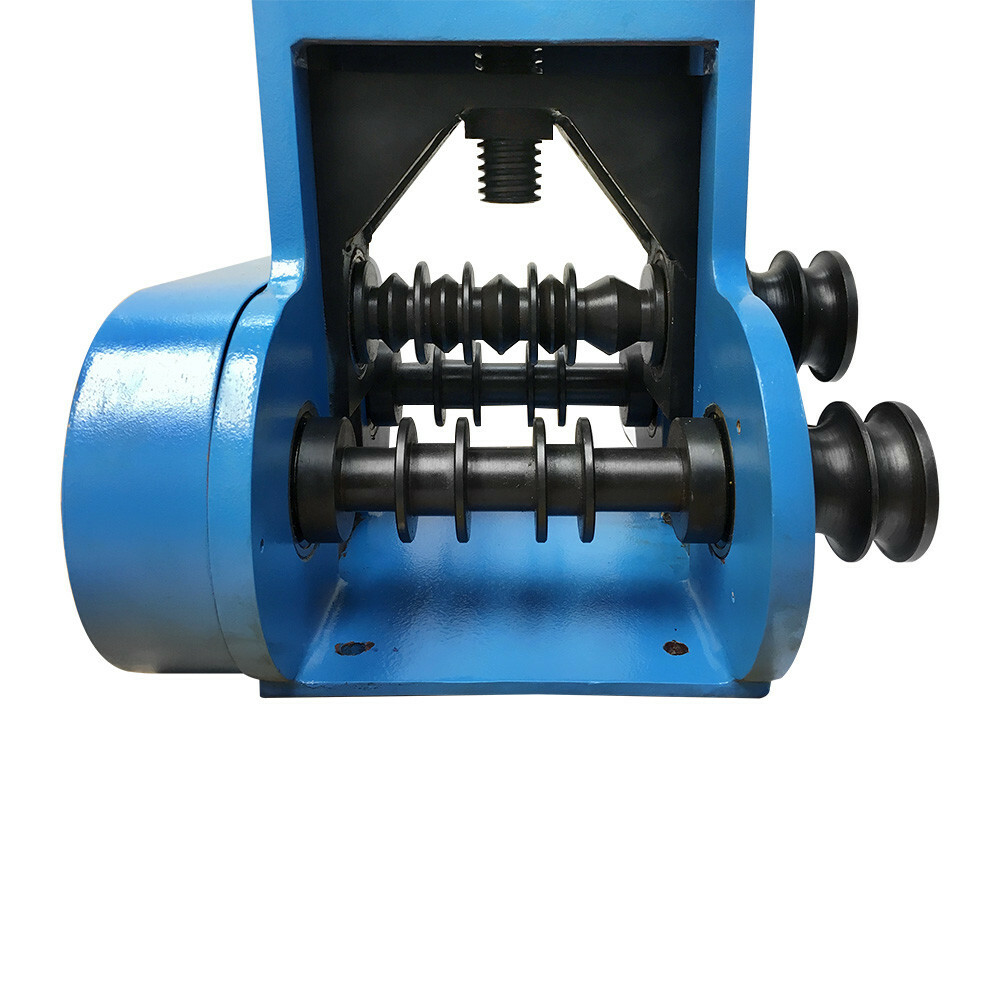 Manual Pipe Tube Roller Bender Rolling Tubing Round Flat Square Bending Steel