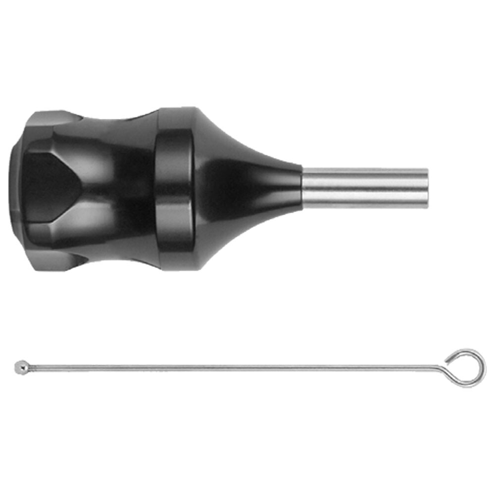 Professional Black Tattoo Zinc Alloy Cartridge Grip & 78mm Needle Plunger NEW