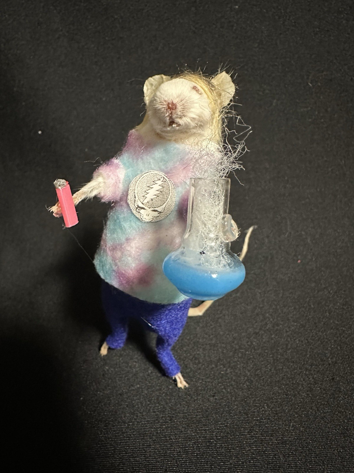 Taxidermy Mouse Stoner Hippie Mouse Oddities Curiosities Taxidermy Art