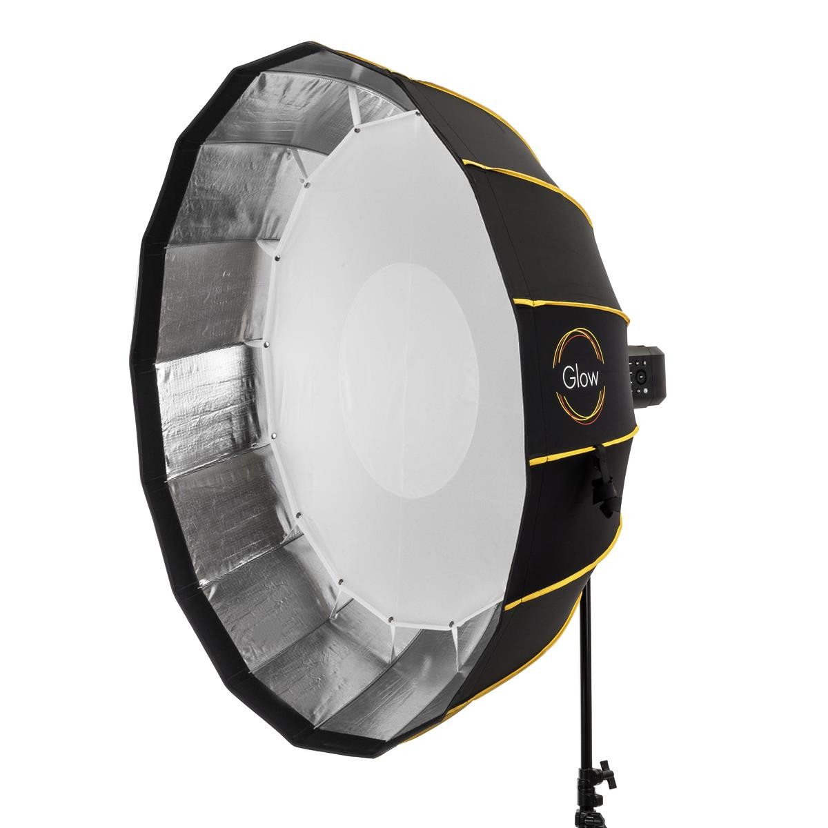 Glow Glow EZ Lock 42" Collapsible Silver Beauty Dish Softbox w/Bowens Mount Spee