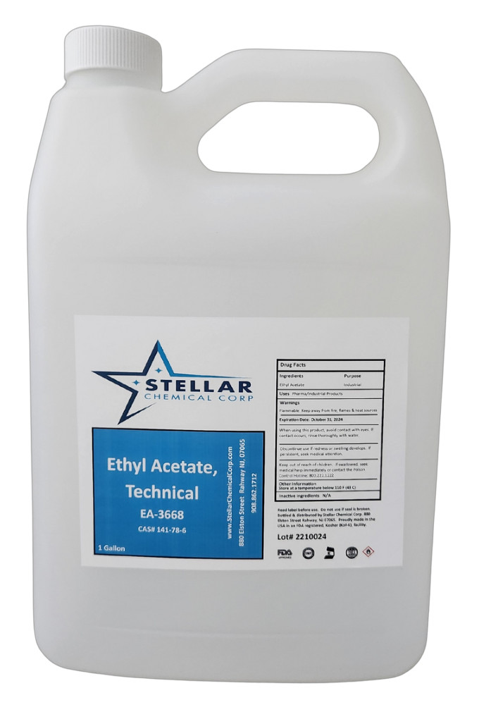 Ethyl Acetate, FCC Grade    99% Pure     1 Gallon