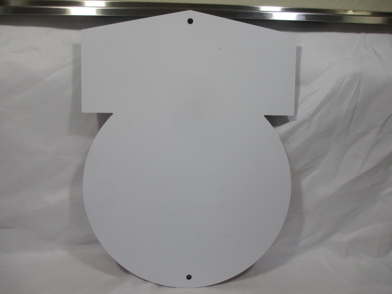 Eveready Radio Batteries 9"x12" Die cut Metal Sign