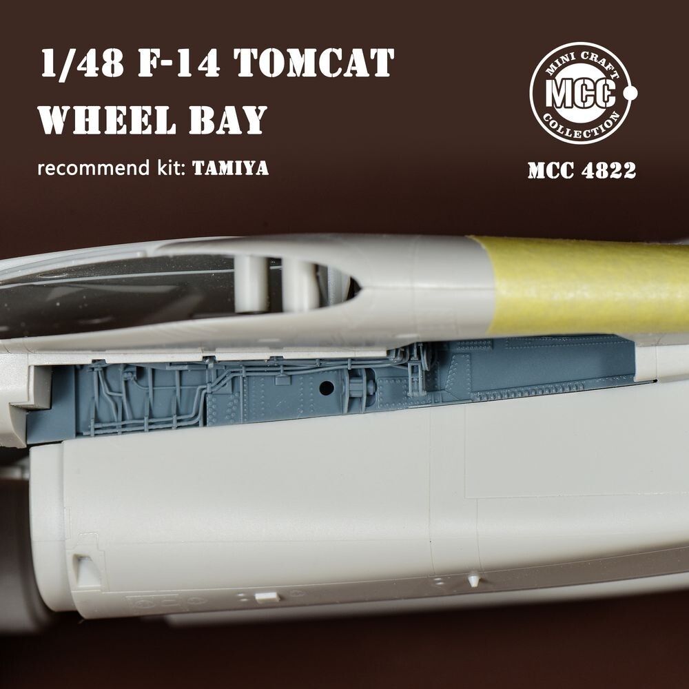 MCC 4822 1/48 F-14Tomcat Wheel Bay for TAMIYA