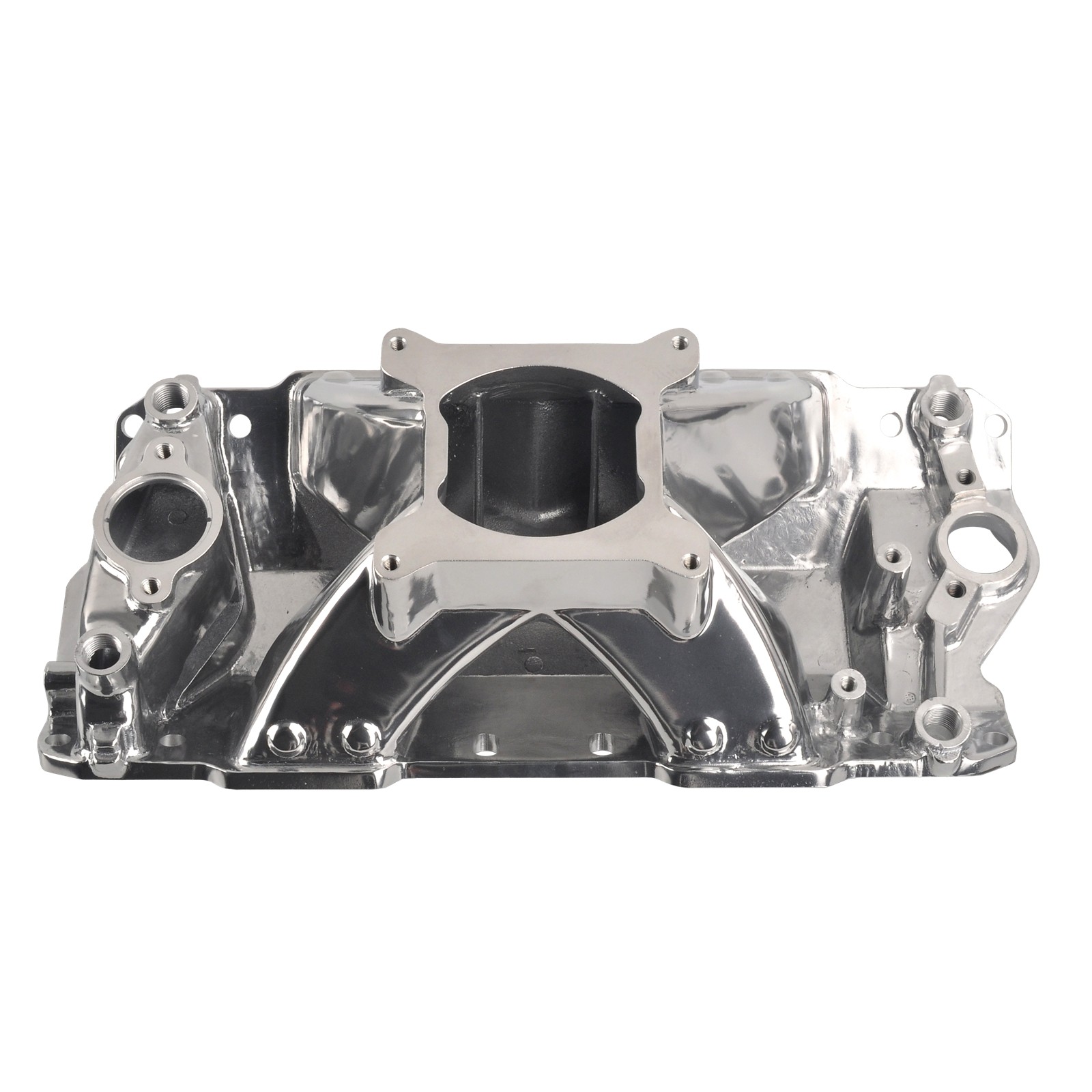 For 1957-95 Small Block Chevy SBC 350 400 Polished Single Plane Intake Manifold
