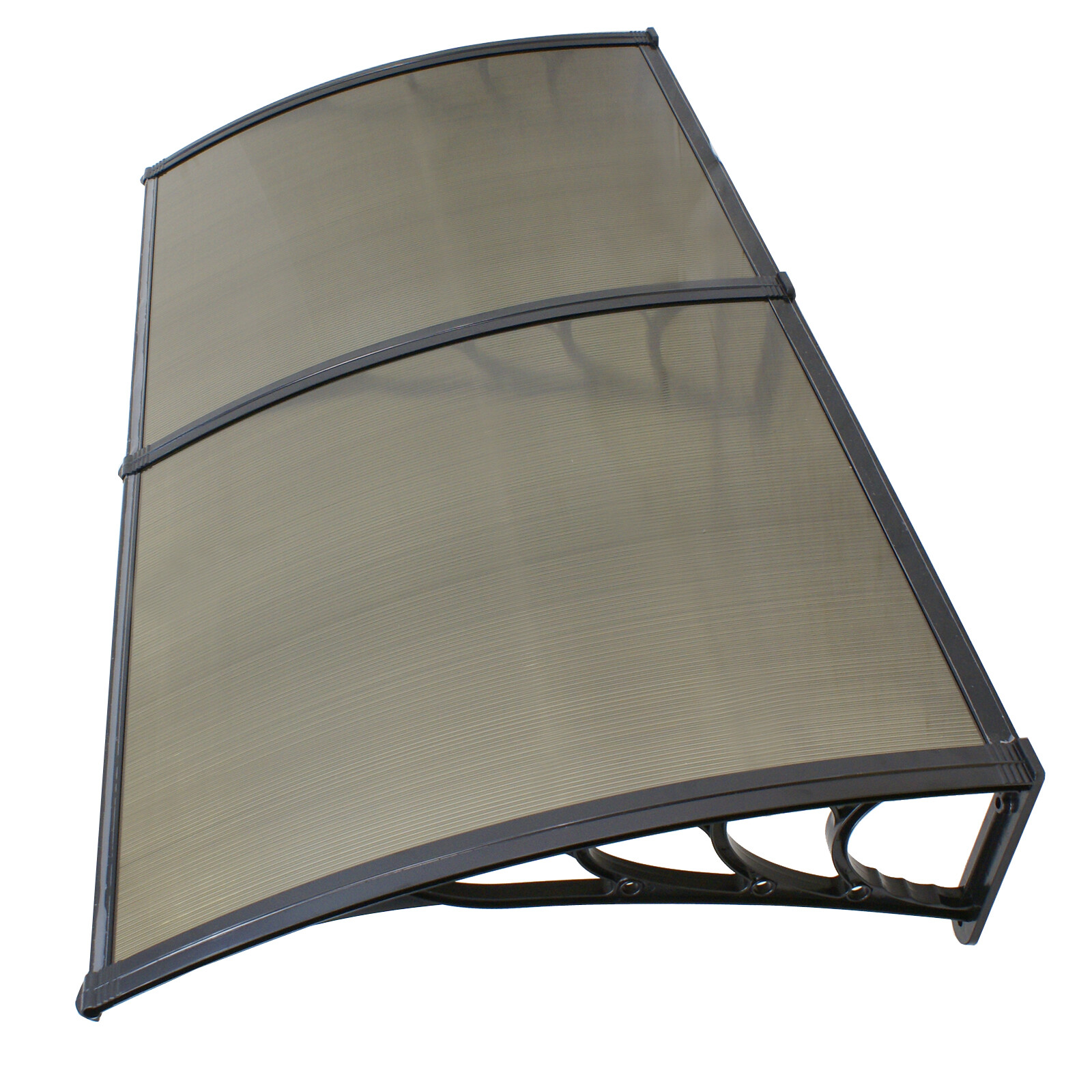 40 x 80 Window Awning Door Canopy Polycarbonate Cover Brown