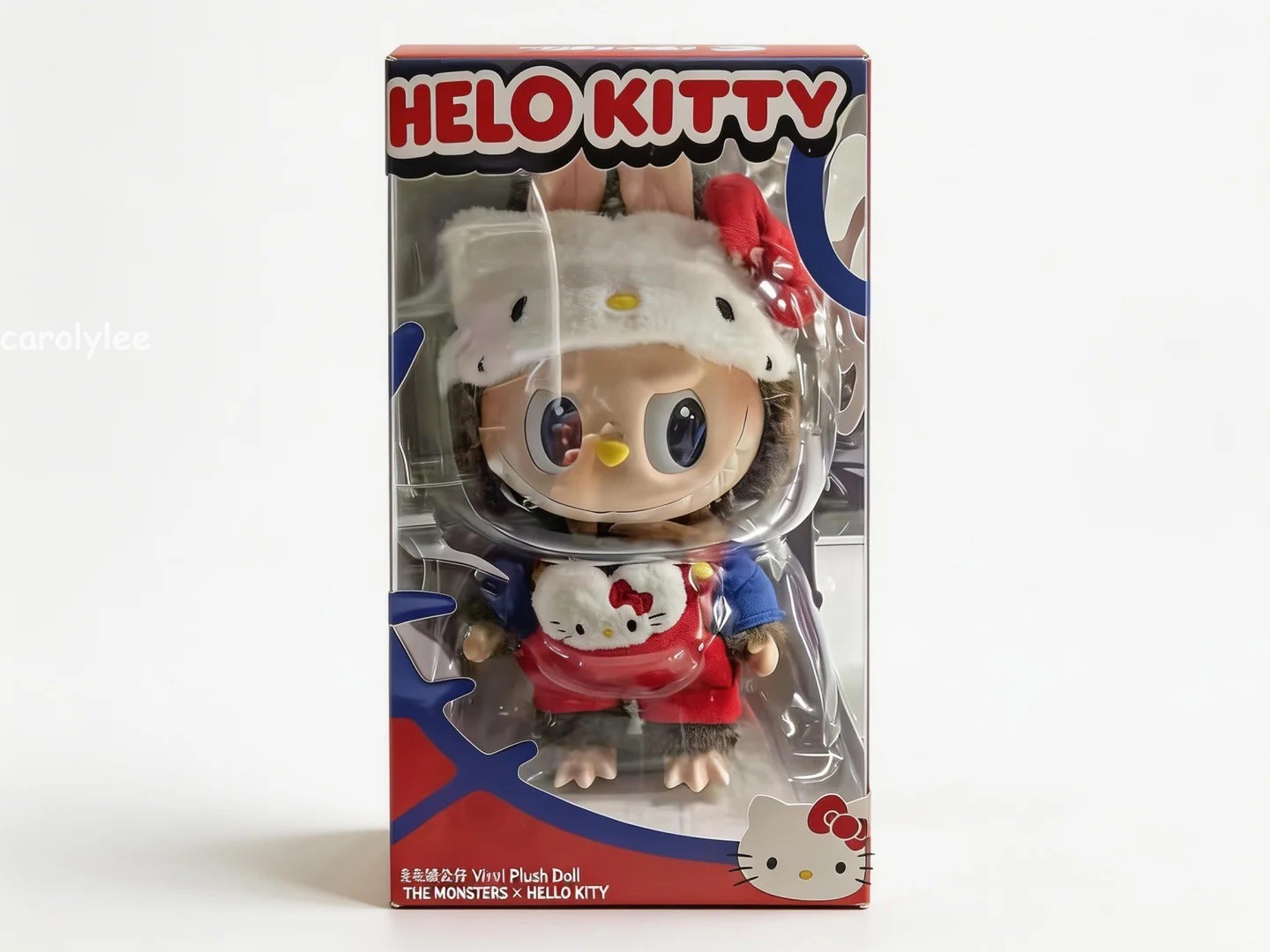 Authentic The Monsters X Hello Kitty Plush Toy Gift Box Cute 38cm