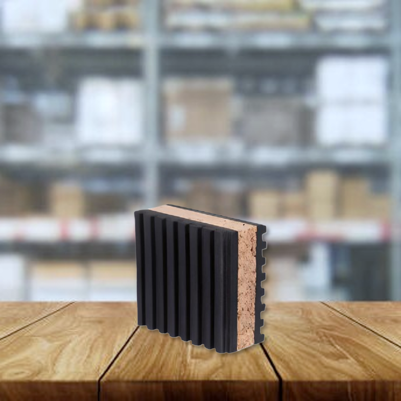 8-Pack Anti Vibration Pads 2" x 2" x 7/8" Cork Audio & Turntable Isolation Feet