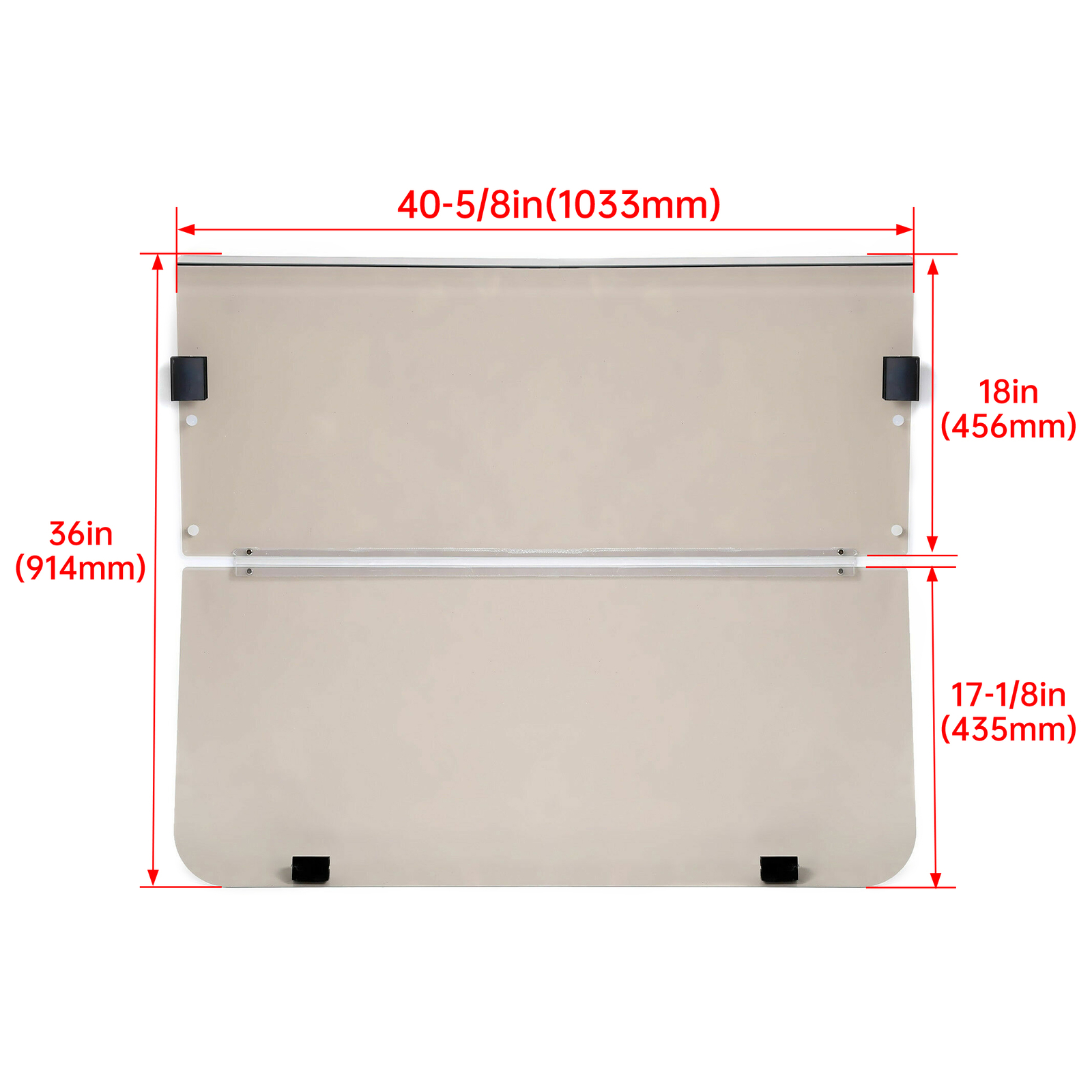 Smoke Tinted Windshield Folding For Yamaha G14 G16 G19 1995-2003 Golf Cart Part