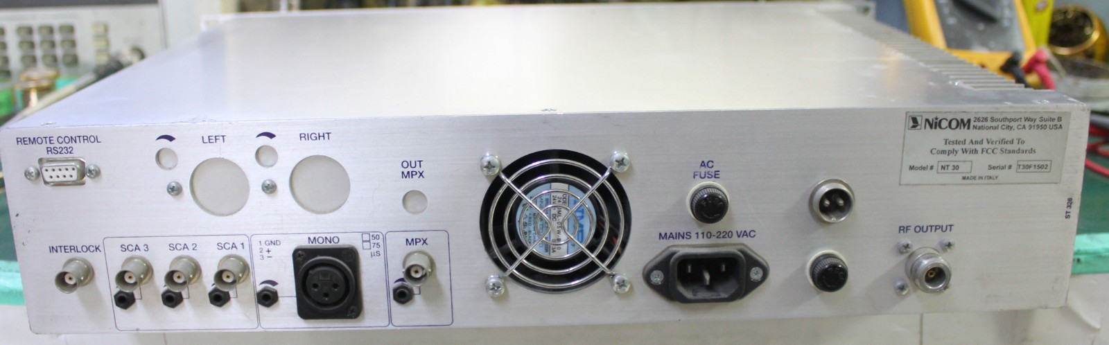 NICOM FM TRANSMITTER 30W