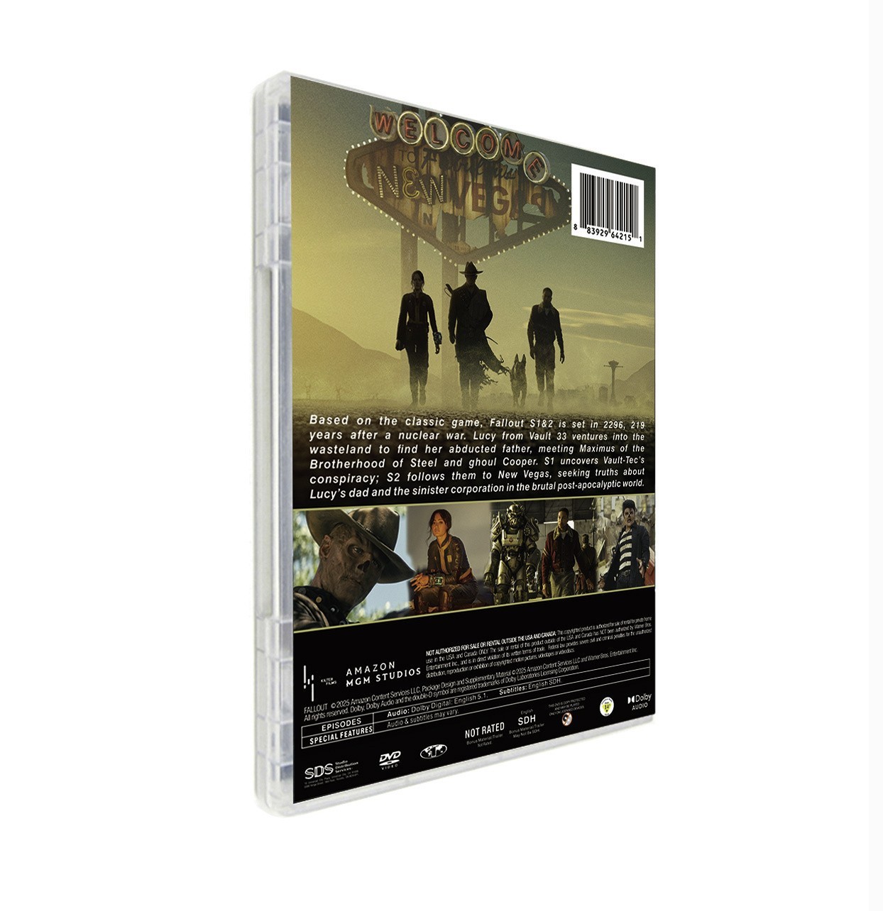 Fallout: The Complete Season 1 -2 (DVD, 2025, 6-Disc Set)