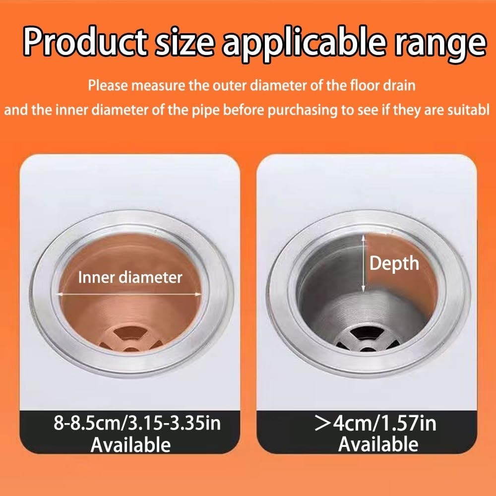 2Pack Stainless Steel Kitchen Sink Strainers