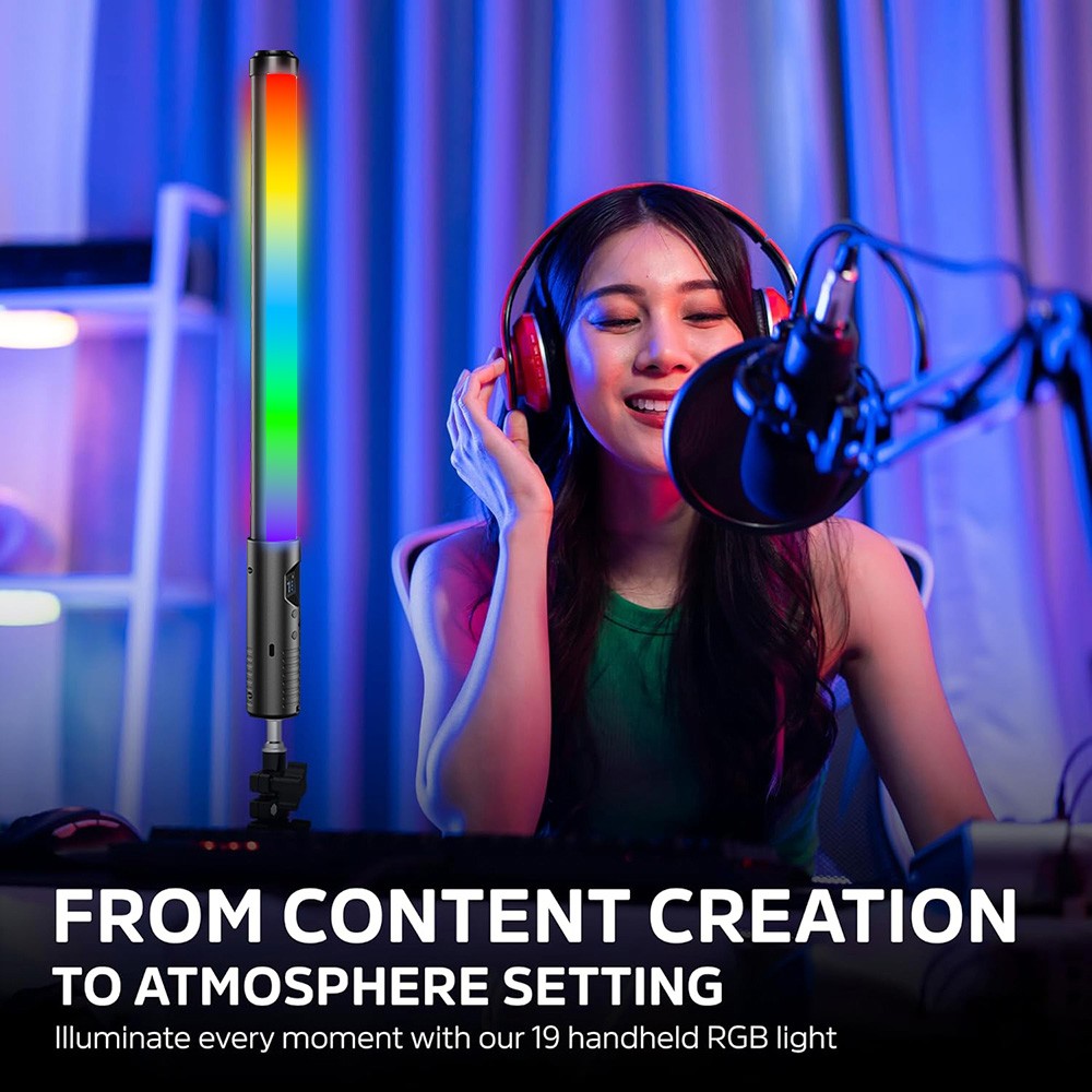 RGB LED Photography Lighting Portable Wand Handheld LED Video Light