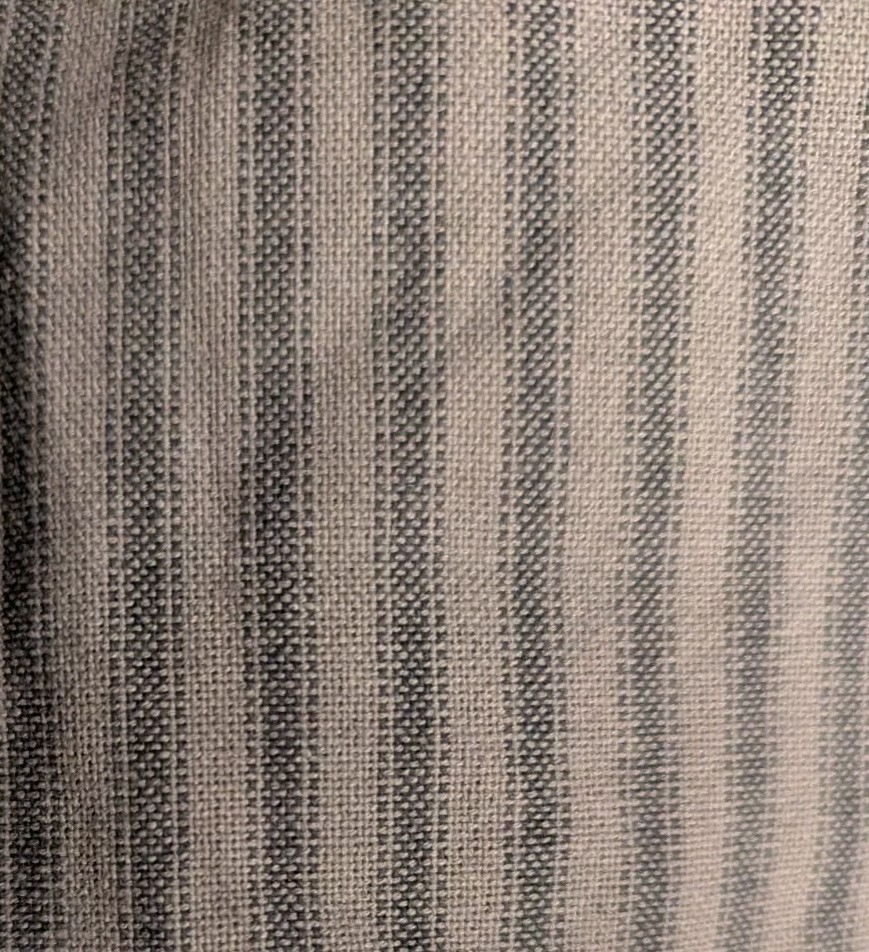 RESTORATION HARDWARE 41” Henley Stripe Cotton Canvas Beanbag Chair Cover