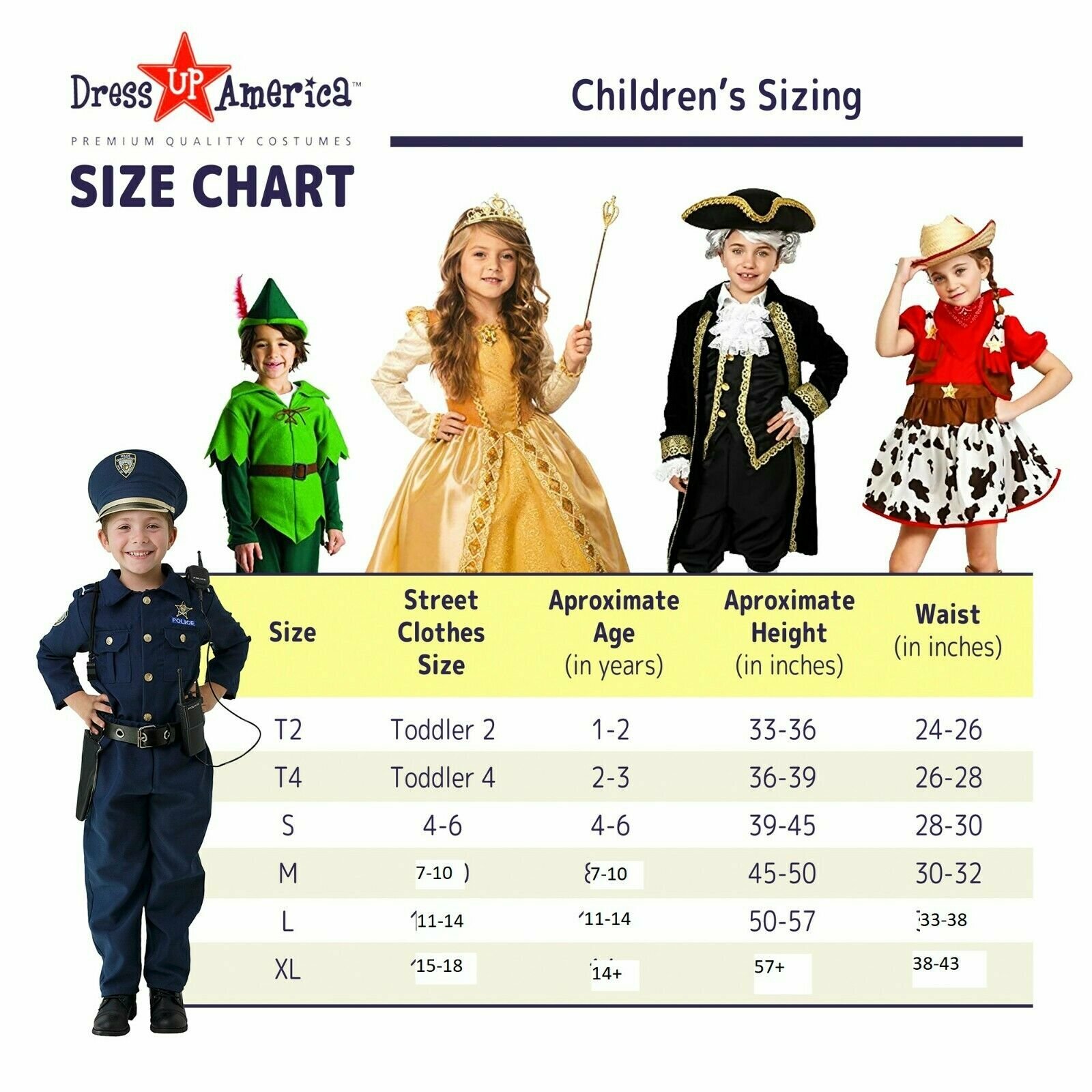 Dress Up America Police Costume For Boys - Cop Uniform Costume for Kids
