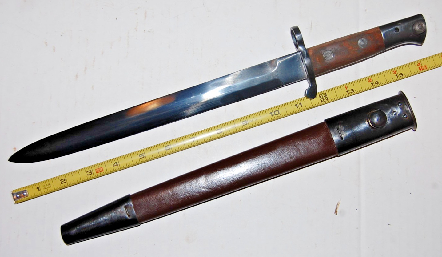 British .303 Enfield P1903 #I Mk III SMLE Bayonet & Scabbard - WWI Reproduction