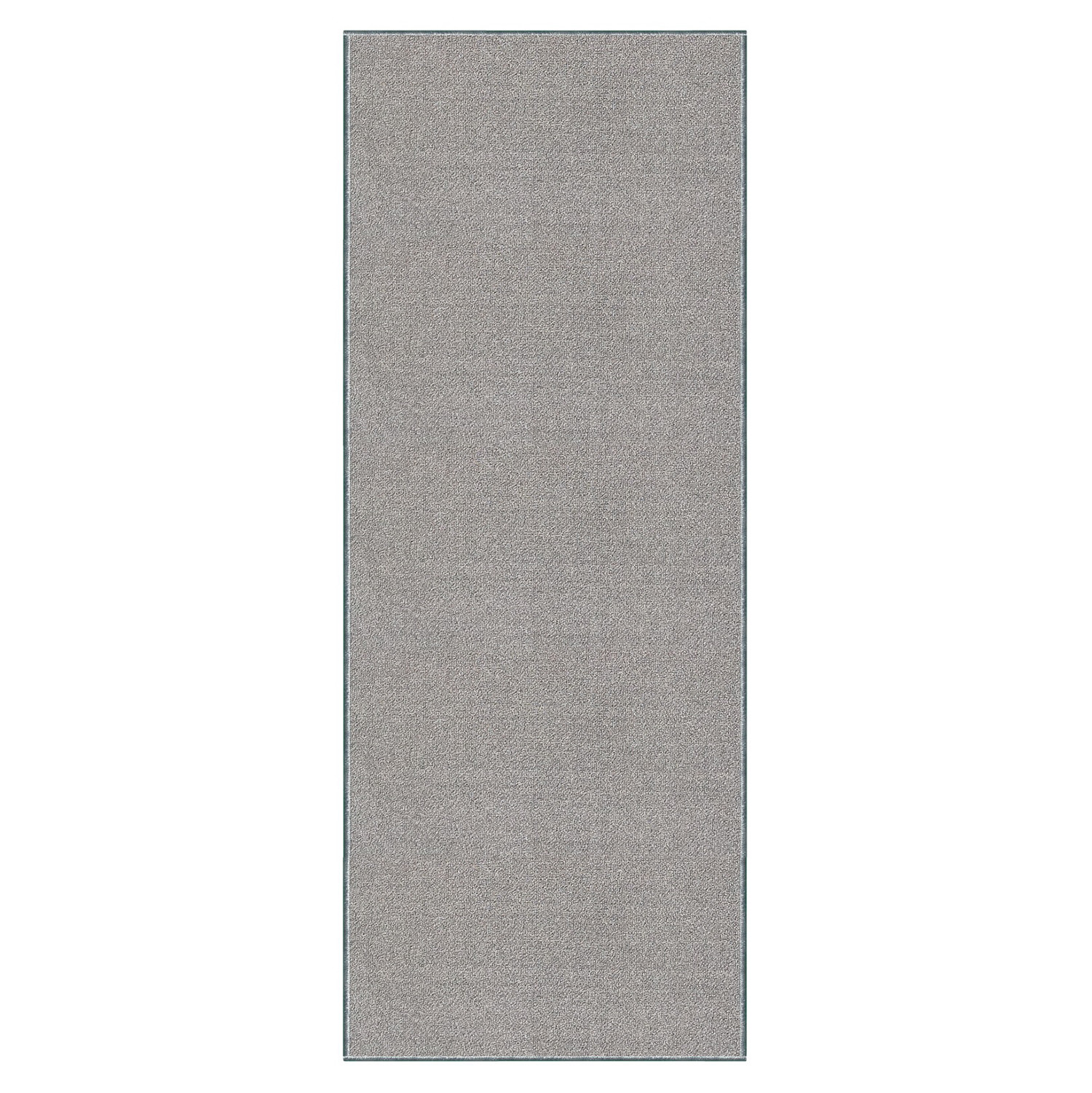 Custom Size SOLID GREY Stair Hallway Runner Rug Non Slip Rubber Back GRAY