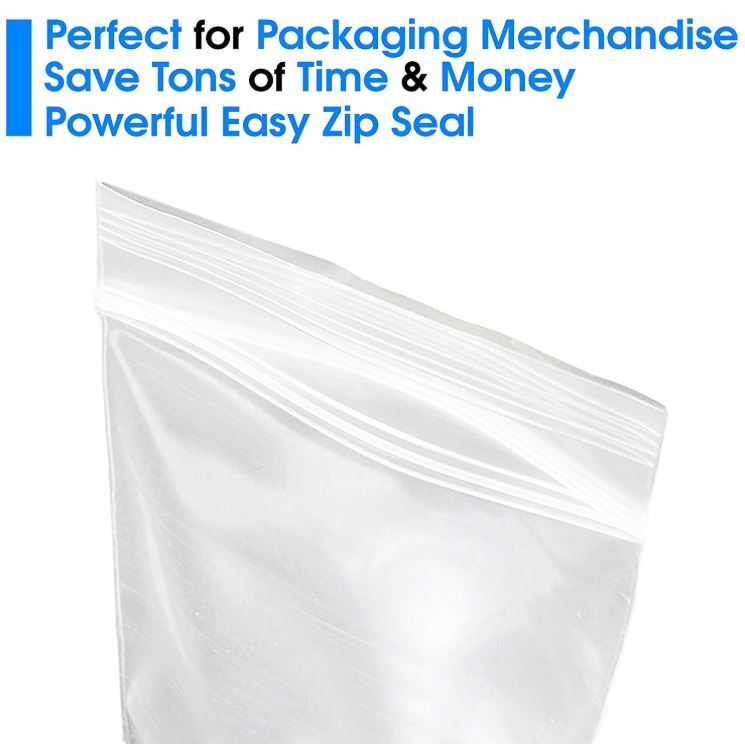 2mil Reclosable Zipper Poly Bags Small-Large MANY Sizes 2x3 3x4 6x9 4x8 10x13