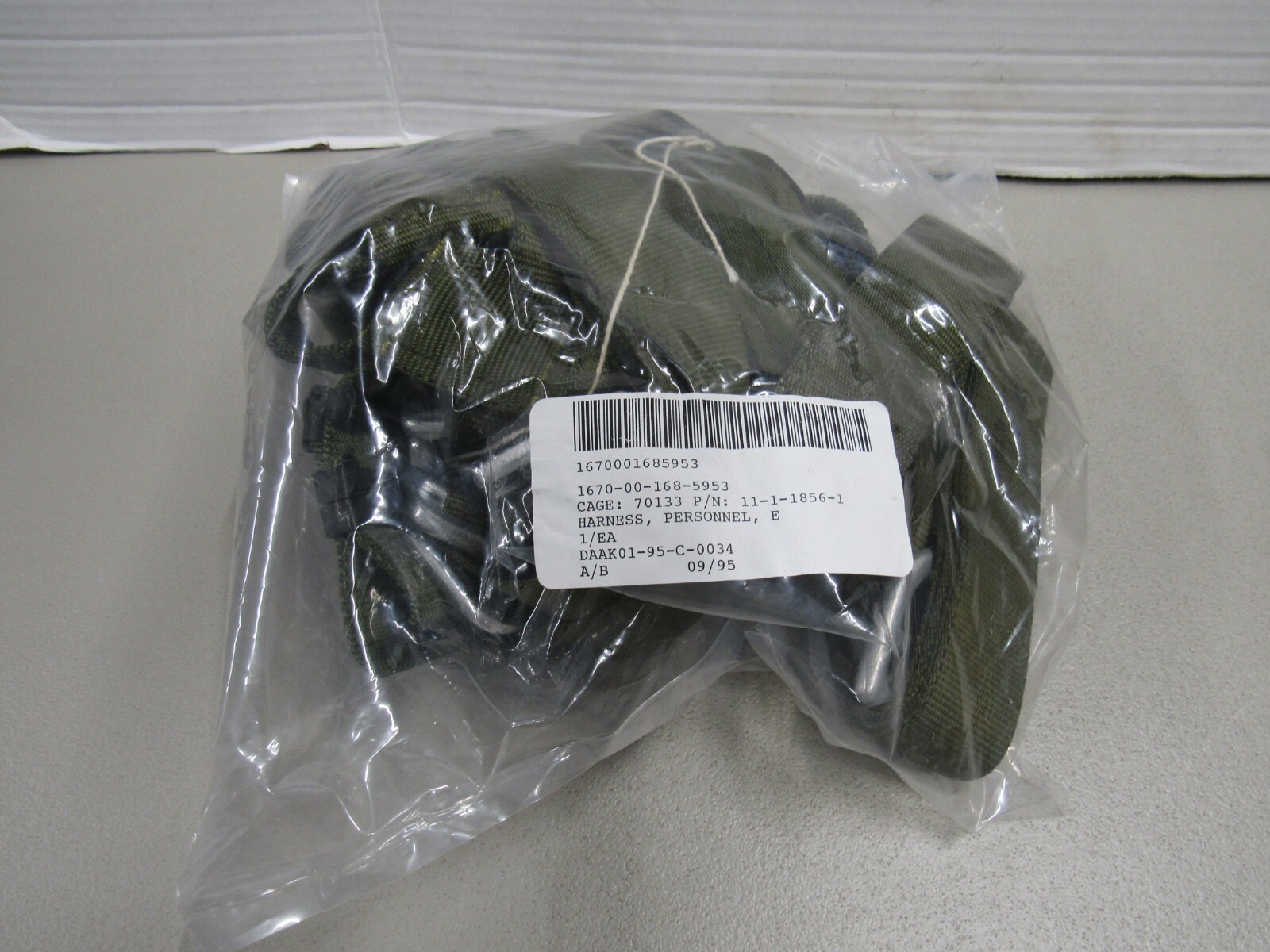 US Stabo Rig Extraction Harness LRRP Special Forces Vietnam Type Sz Small NOS