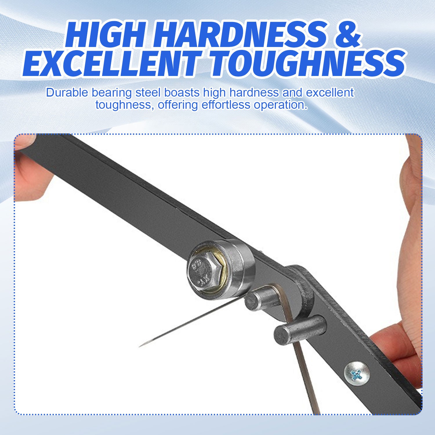 Heavy Duty Manual Steel Bar Bender Bearing Steel U‑Shape & Right Angle Bend Tool