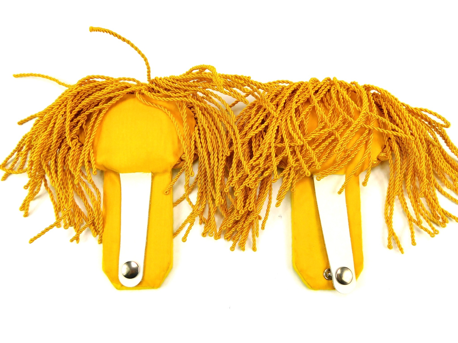 Vintage Military Epaulettes Shoulder Boards Set Yellow