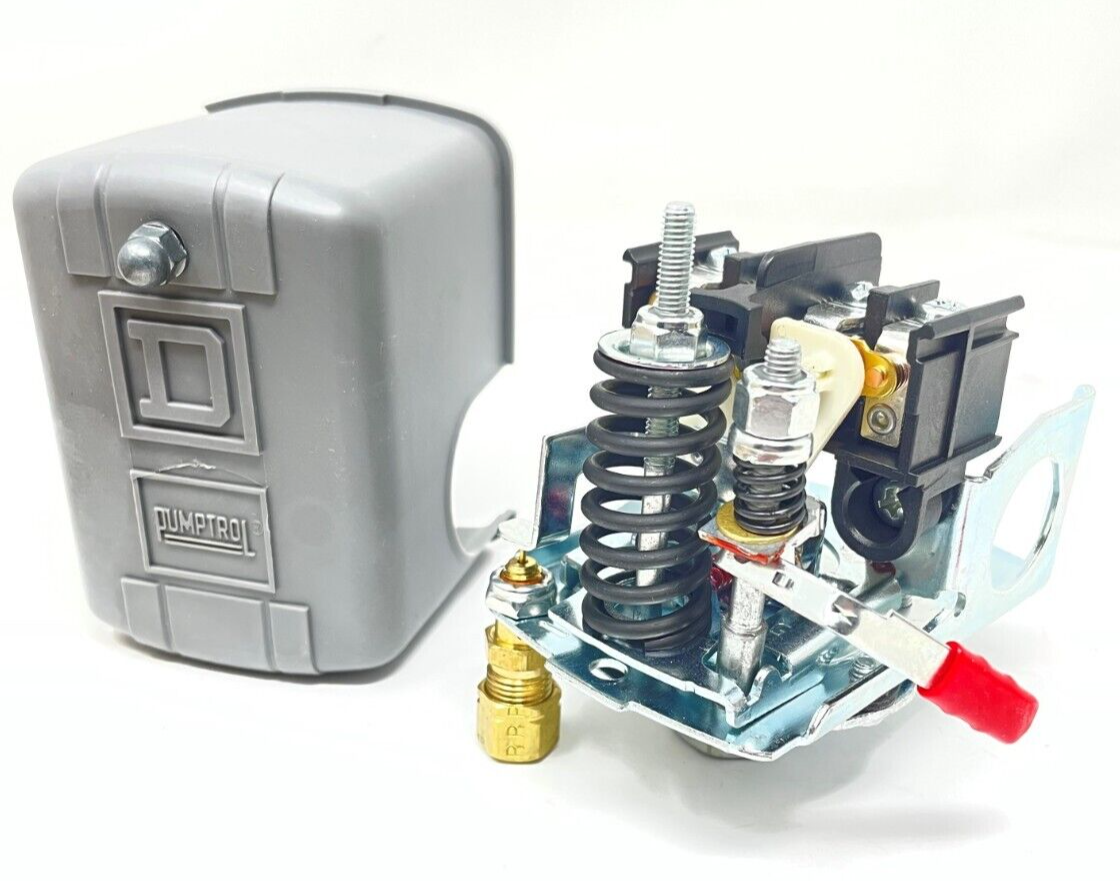 Square D Air Compressor Pressure Switch 95 On-125 Psi Off 9013FHG12J52M1X