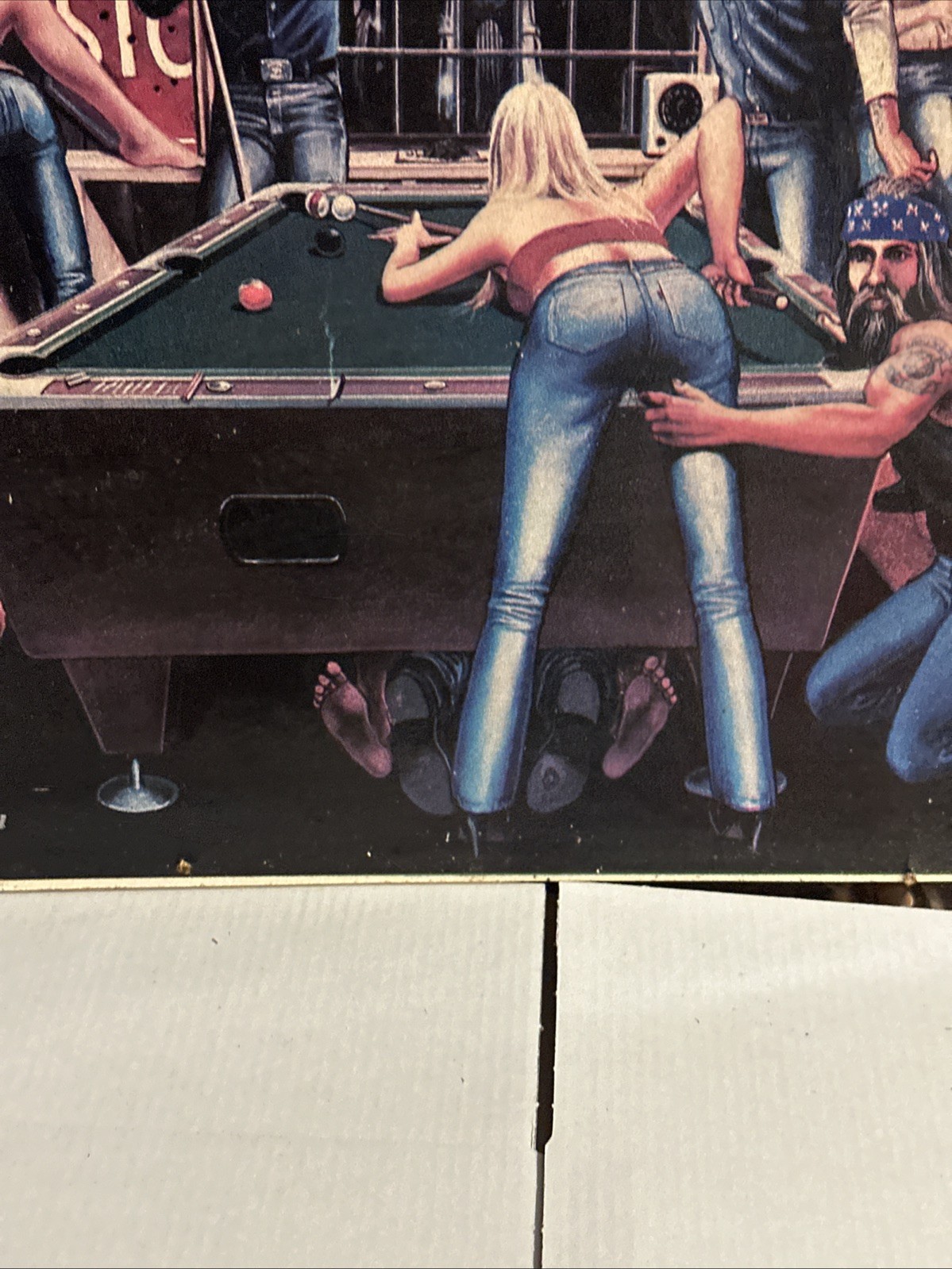 Awesome Vintage Easy Riders 10th Anniversary Wall Hanger 20” Long 16”tall