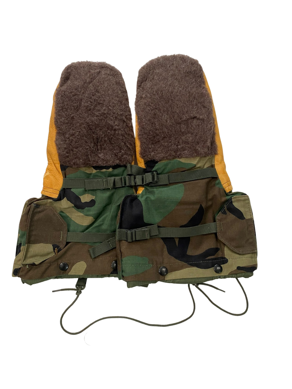 USGI Extreme Cold Weather Mitten Set  Woodland Camo Medium  "NEW"