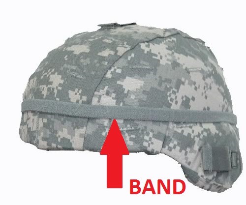 HELMET BAND CAT EYE for M1 M88 PASGT MICH HELMETS ARMY USMC MILITARY MADE IN USA