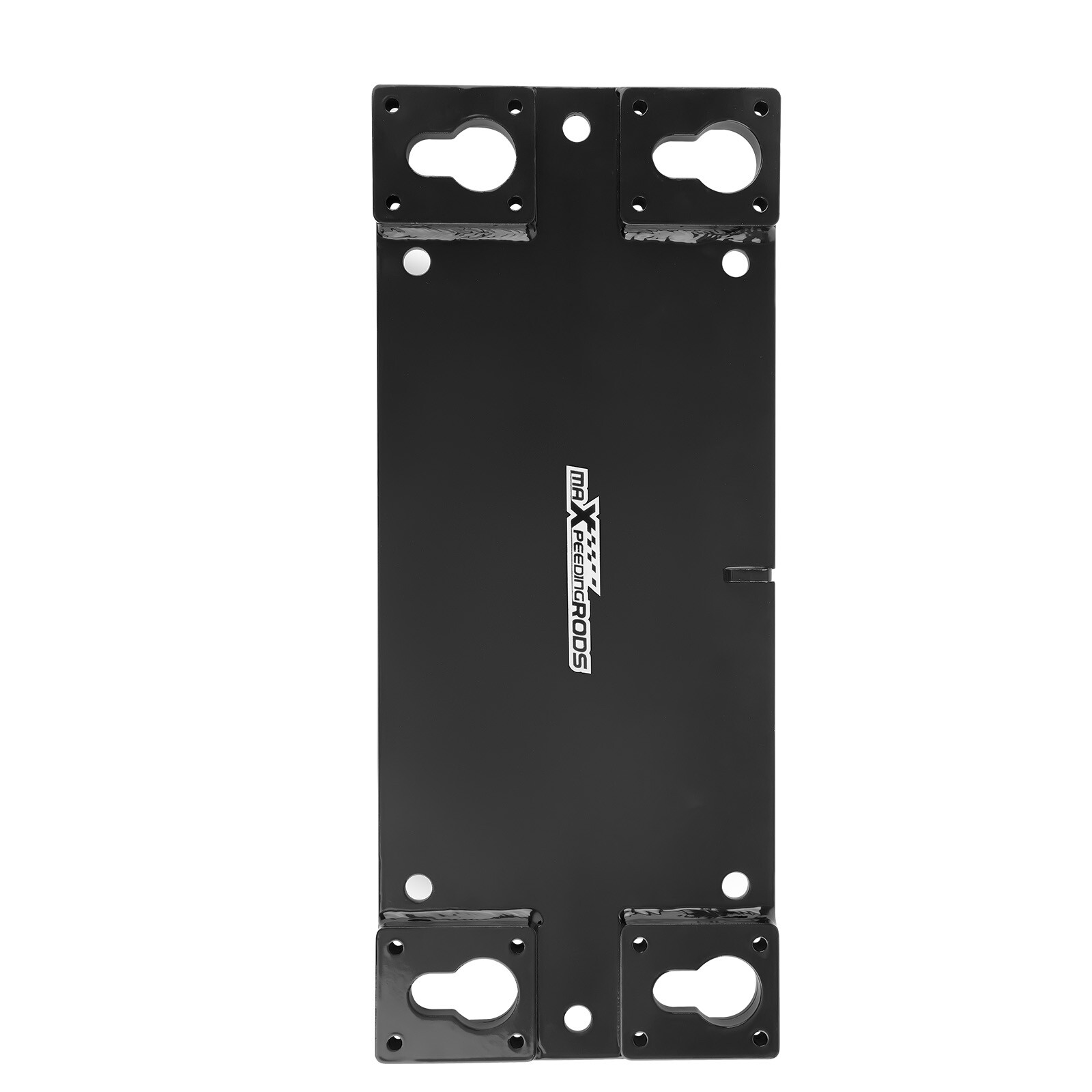 Winch Mount Plate Kit For Trailer Floor For 10k Pounds Satin Black Powder Coated