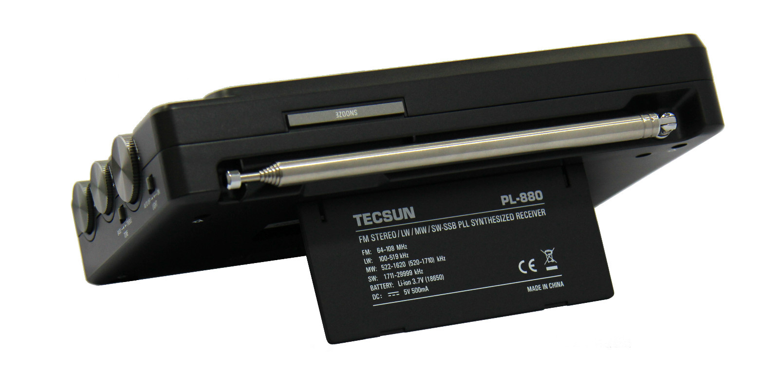 TECSUN PL-880 (Black) Triple Conversion AM/FM SW SSB Radio 8820 firmware